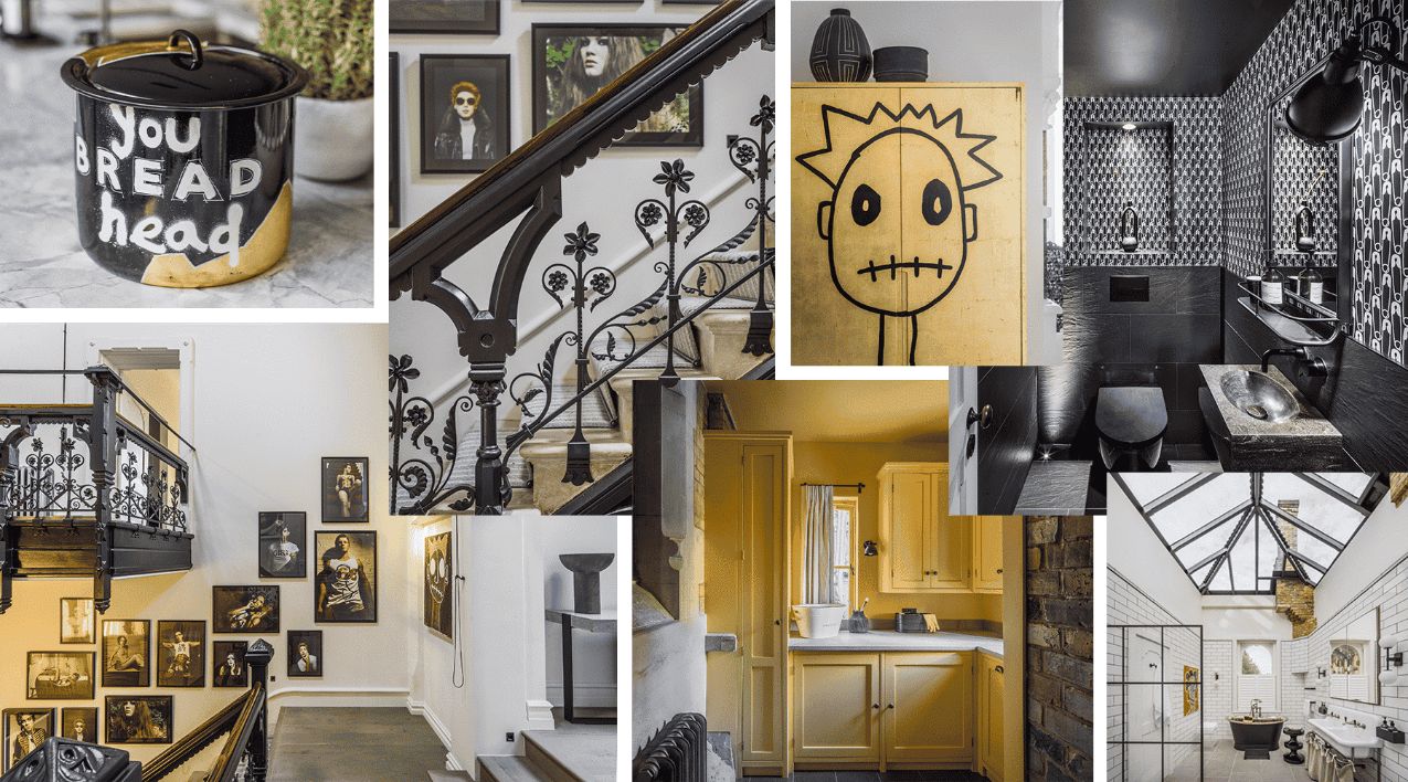Boy George's London Home by Kelly Hoppen - Modern Neutrals and Striking Artwork (2)