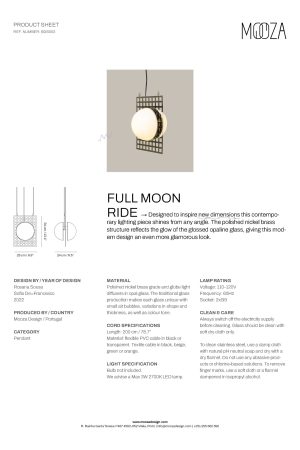 Capa Full Moon Ride Pendant PS