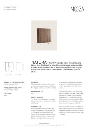 Capa Natura Cabinet PS