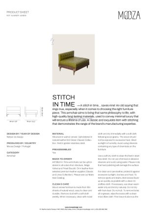 Capa Stitch In Time Armchair PS